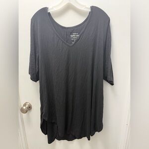 Torrid Black V-Neck Super Soft Tee